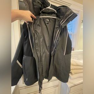 Men’s Northface ski jacket 2-in-1
